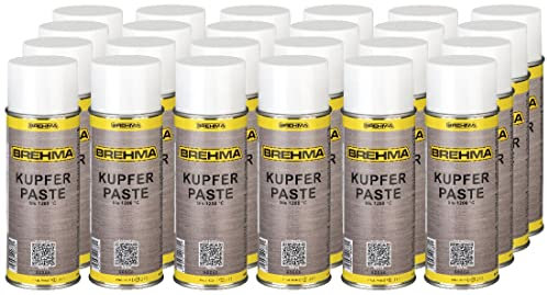 BREHMA 24x Kupferpaste Spray 400ml Kupferpastenspray mit Griff
