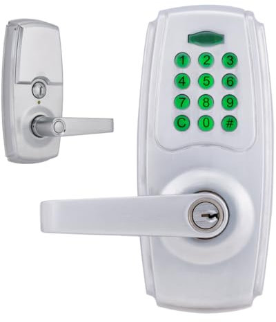 BRINKS ANSI Grade 2 Light Commercial Keypad Einstiegshebel Schloss, satiniertes Chrom-Finish