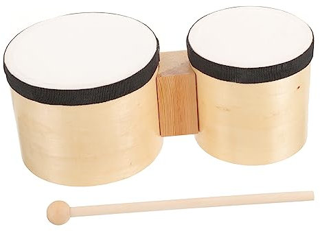 Parliky Kleine Trommel Aus Holz Für Erwachsene Percussion-musikinstrument Mit Stöcken Robuste Konstruktion Für Anfänger Und Musikunterricht