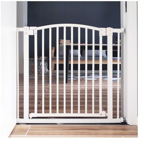 Treppenschutzgitter, Leicht Zu Schließendes Metallgitter, Breite 75–104 Cm (29,5–41 Zoll) Mit Verlängerung, Schraubenfreie Installation, Geeignet For Kinder Und Haustiere ( Size : Width 95-104cm )