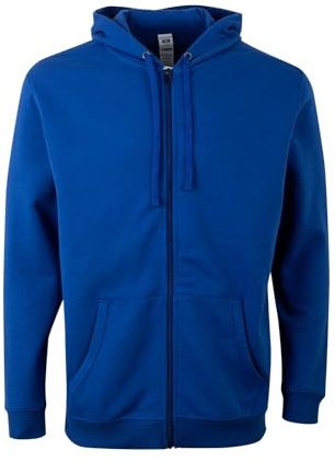 Mukua Unisex Sf270u huvtröja med dragkedja, kungsblå, M, Kungsblå, M