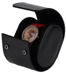LAPADULA Schaukasten Ansehen Tragbare Uhren-Aufbewahrungsbox, PU-Leder-Uhrenaufbewahrung, geeignet for Zuhause und Reisen, tragbare Uhren-Organisationsbox Uhrenetui für Herren (Color : B)