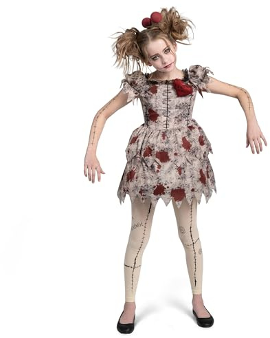 Spooktacular Creations Halloween barn Voodoo kostym, Voodoo dockklänning kostym för flickor halloween utklädning (X-Large(12-14 år))