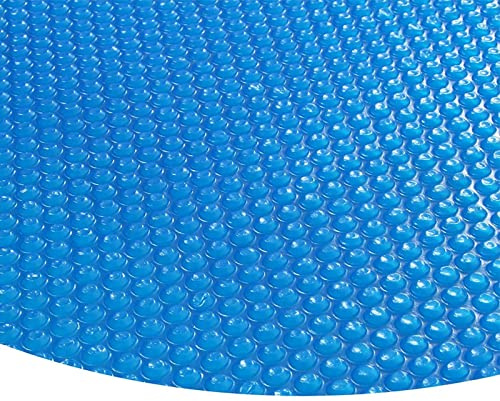 10ft 12ft 24ft 18ft 16ft 20ft 24ft Round Solar Pool Covers for Inground Pools, Above Ground Pool PE Bubble Film/Heat Retaining Blanket, Dustproof Swimming Pool Cover, Blue (Size : 3ft/1m)