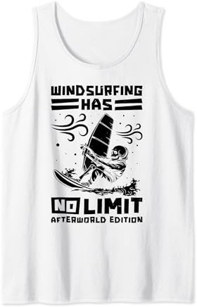 Windsurf Skelett Windsurfer - Surfbrett Windsurfen Tank Top