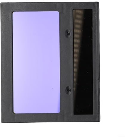 Hasaller Lentille de soudage auto-obscurcissante pour casque de soudage professionnel Lentille de rechange Masque de soudage Pièces filtrantes avec écran LCD Lentille occultante Capuchon de