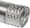 Bilake Tubo Flexible de Aluminio sin aislar 10m para ventilación, climatización, Extractor Cocina, Salida de Humos Campana extractora.