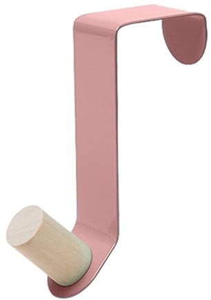 Durables Wreath Hanger - Front Door Wreath Hook, Non-Scratch Metal Hook | Over The Door Holder for Holiday Wreaths, Easter Garland Hanger, Christmas Wreath Holder Adjustable Fit for All Door Types