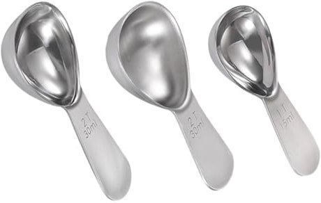 FONDOTIN 3piezas Cucharas Medidoras Inoxidable Para Hornear y Condimentar Con Cucharas Dosificadoras