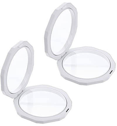 Homoyoyo 2stücke Transparentes Schwebendes Display-frame Schmuckhalter Box Weiß Elegante Präsentation Für Sammlerstücke Und Schmuckdisplay Für Persönliche Und Professionelle Nutzung Basis