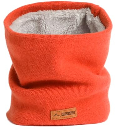 KeliSphere Winter Thermal Fleece Neck Warmer Thick Knit Cold Weather Scarf