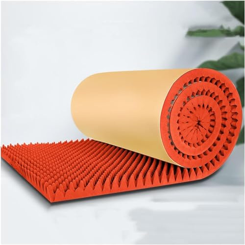 5m/Roll Noise Insulation Soundproofing Foam, 7cm Thick Self-Adhesive Double Egg Sound Dampening Panels, Acoustic Insulation Mat For Music Studio15m