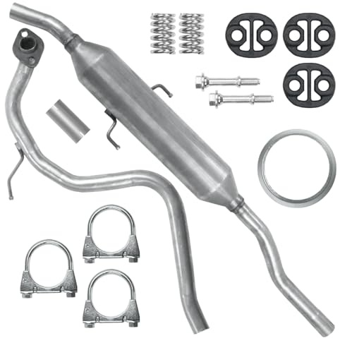 POLMOstrow Auspuff für Toyota Yaris 2 II XP9 2005-2011 | Mitteltopf, Motoren: 1.3 - 1.3 | Fließheck