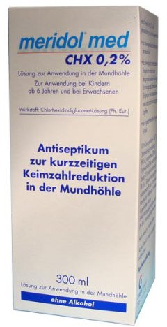 MERIDOL med CHX 0,2% Mundspülung, 300 ml aktive Wirkstoffe