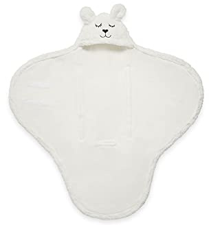 Jollein Wickeldecke Bunny 100x105cm - Off-Weiß