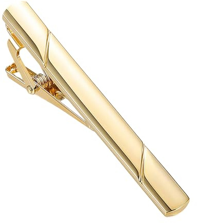 Happyupcity Metal Tie Clips for Men Necktie Tie Bar Pinch Clips Clasp Clip Clamp Pins for Business Party Wedding Anniversary Xmas Gift