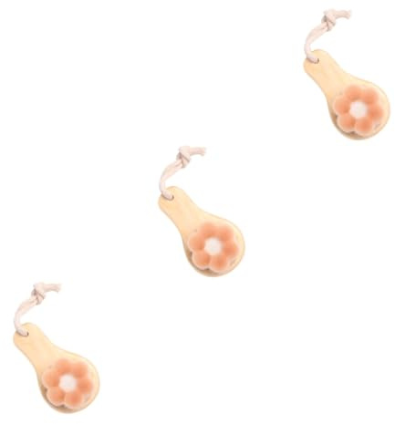 FOMIYES 3stücke Gesichtsreinigungsbürste Im Pflaumenblüten-design Tragbare Pore Cleanser Bürste Entfernung Von Mitessern Für Und Geeignet
