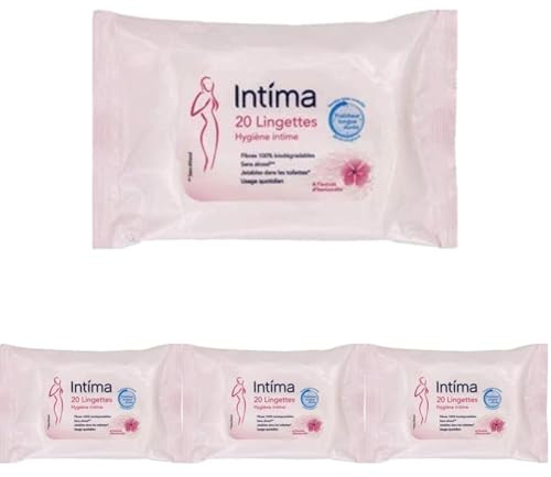 Sagrotan Intima Liasan Intimpflege-Tücher sensitive (1 Packung, 20 Tücher) (Packung mit 4)