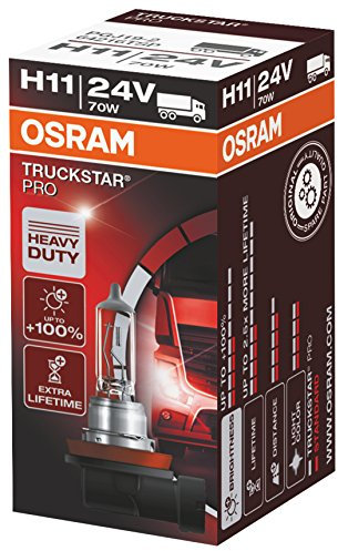 Osram TRUCKSTAR Pro H11, Frontscheinwerfer, 64216TSP, 24V, 1er Faltschachtel