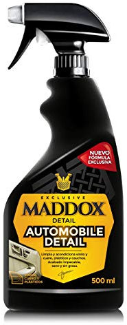 Maddox Detail - Automobile Detail 500 ml | Pulisci Cruscotto Auto Effetto Satinato | Rinnova Plastiche Auto | Lucida Cruscotto Anti-Polvere | Lucida Cruscotto Auto Professionale Idratante Interno