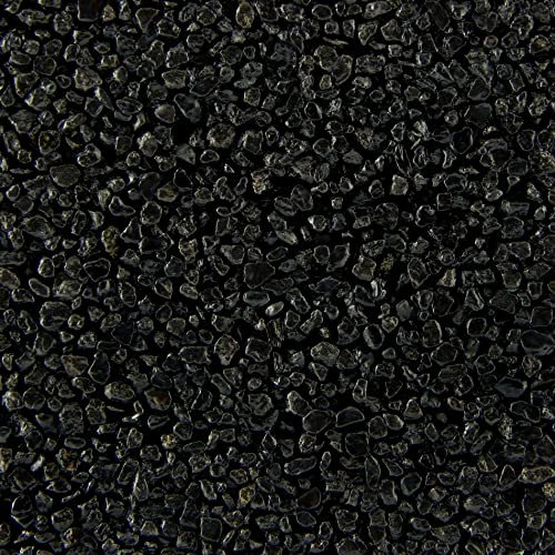 Terralith Buntsteinputz 15kg in schwarz, Sockelputz für Innen und Außen mit Reinacrylat Bindemittel aus Naturstein, 1-2mm Körnung (BSP30)