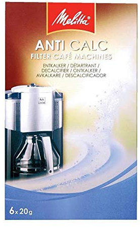 Melitta AntiCalc FilterCafe Machines 6x20g