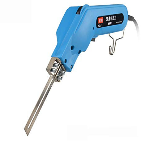 Toplionace KD-5 220V Électrique Couteau de Coupe à Chaud Fendu Électrothermique Cutter pour Mousse Perle Coton Éponge Chauffage Au Sol Construction Outil 150W (A)