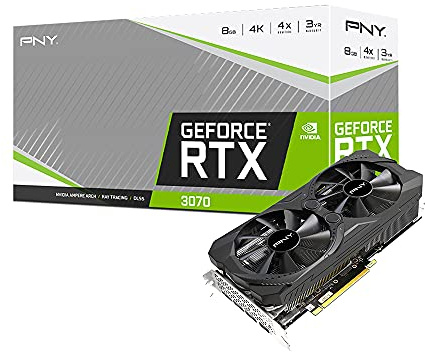 PNY Scheda Grafica GeForce RTX™ 3070 8GB UPRISING Dual Fan