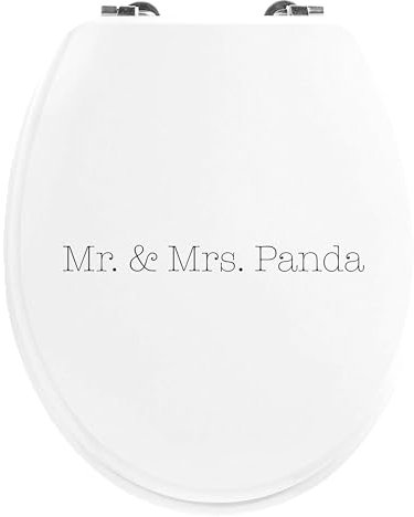 Mr. & Mrs. Panda Motiv WC Sitz Lama Springen - Geschenk, Toilettendeckel, WC-Sitz, Freundin, Toilette, Klodeckel, Alpaka, Klobrille, Prüfung,