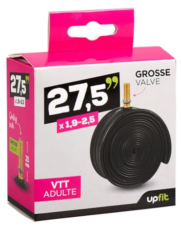 Raymond - Chambre à Air 27.5 Pouces pour VTT Adulte - Grosse Valve - Dimensions 27.5 x 1,5-2,5, NC