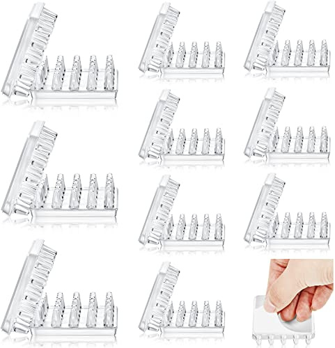 Self Stick Furniture Carpet Protectors Carpet Protector Spiked Caster Cups Furniture Leg Carpet Protectors for Sofas Tables Chairs Offices Bookcases Other Furniture (18 Pieces)