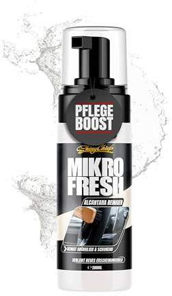 ShinyChiefs Velours Reiniger - Hochwirksamer Aktivschaumreiniger - 200ml | für Autositze - Velours Reiniger & Pflegemittel, Mikrofaser & Textilien - farbauffrischender Polsterreiniger für Autositze