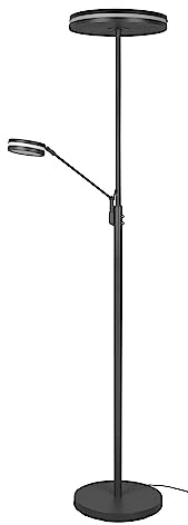 Trio Leuchten LED Stehleuchte Franklin 426510242, Metall Anthrazit, inkl. 35 Watt LED, Farbwechsel, Dimmer |
