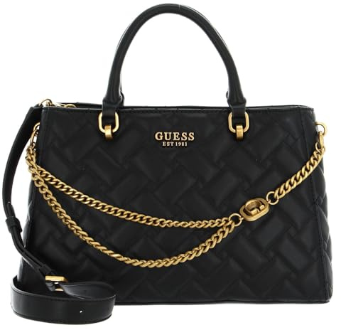 GUESS Gracelynn Girlfriend Satchel Black