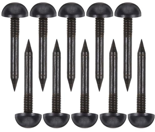 iplusmile Brass Nails, Smooth nail head, 1in Metal Tacks for Sofa Upholstery DIY Crafts Home Decor - 10pcs