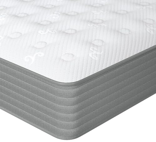 Good Nite King Size Mattresses 8 Inch 5FT Hybrid Mattress with Comfort Memory Foam Individually Wrapped Pocket Sprung King Size Mattress Medium Firm 7-Zone Orthopedic Mattress Kingsize 150x200x20cm