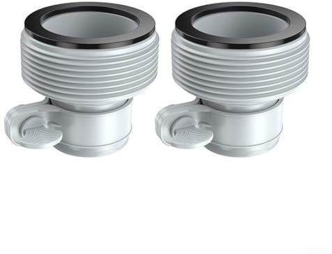 PETSTIBLE Schlauchadapter Kunststoff für Intex 3.2 cm auf 3.8 cm Typ B Schlauchadapter für Pumpen und Meerwasseranlagen