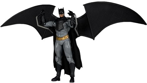 McFarlane Toys - DC Multiverse Batman mit Bat-Glider (The Thirteenth Hour) Gold Label 17,8 cm Actionfigur