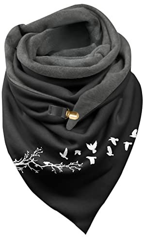 Herren Schal Schwarz Herren Schals wickelt Winter warme kurze Schals Kölnisch Wasser Tücher Schal Gelb Blau Schal Super Weich Schal Kaschmir Schwarz Herren Herren Schal Schwarz Herren (D, One Size)