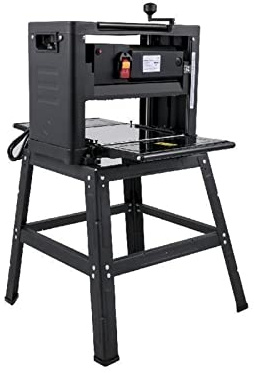 Cepilladora de madera portátil de 12 pulgadas y 2000W, grosor de banco, impermeable, a prueba de polvo, for carpintería, con soporte, cuchillas HSS Para principiantes