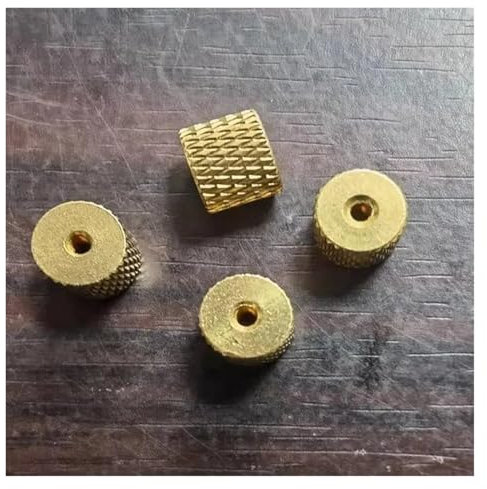 10PCS M2 M2.5 M3 M4 Knurled Brass Thumb Nut Cylindrical Adjust Nut(M2)
