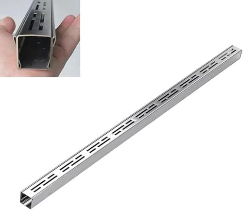 AFLEPCBRQ Drain Gate With Rack Of Stainless Steel Drain 304 Thickened, Narrow Bar Rain Gut For Farm Fences, Gardens And Patios, Drainage Filters For Kitchens And Bathrooms