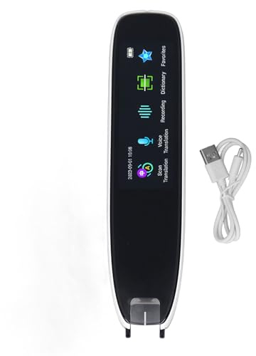 Digital Reader Pen, Übersetzungsscanning -Stift -Abs -Material -Lesen Stiftrekorder Gerät für Sprachübersetzung Visuelle Interpretation Scan bei Will Unterstützen 13 Sprachen