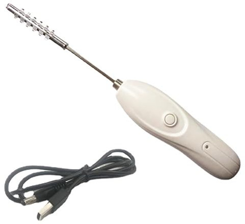 KHYTEBV Squamatore Elettrico per Pesci, sbucciatore Elettrico per Frutta e Verdura, con Due Teste Funzionali, Un valido Aiuto in Cucina, per Scavare i noccioli, Rimuovere i noccioli