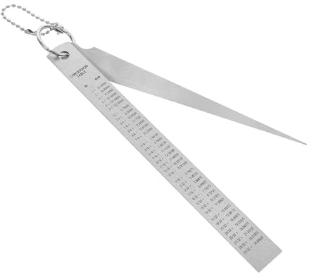 Zerodeko Spessimetri in Acciaio Inox Strumento Misurazione Per Auto Bulloni Filo Distanza Compatta Spessore Elevata Precisione e Portatile