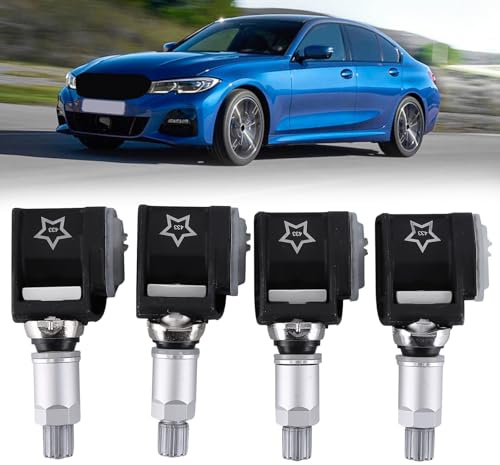 4pcs RDKS Reifendrucksensoren Kompatibel für BMW 3er G20 G21 5er G30 G31 G38 F90 BMW6 G32 TPMS Sensor Reifendruckkontrollsensor Reifendruckkontrollsystem 36106872774, 36106876957, 6876957