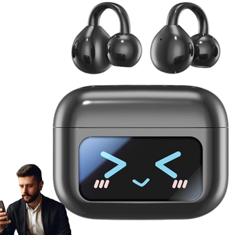 Écouteurs insonorisés : écouteurs avec clip antibruit, écran tactile LCD, écouteurs pour adultes avec son surround, entreprise de voyage, maison, bureau, audio haute