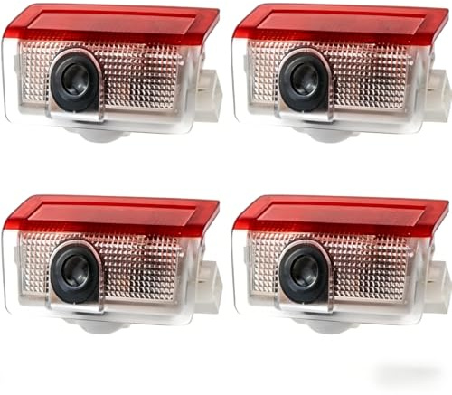 4Pcs Car Door Projector Lights for Mercedes - HD LED Original Logo Welcome Light, Compatible with A/B/C/E/M/ML/G/GL/GLA/GLE/GLS Series