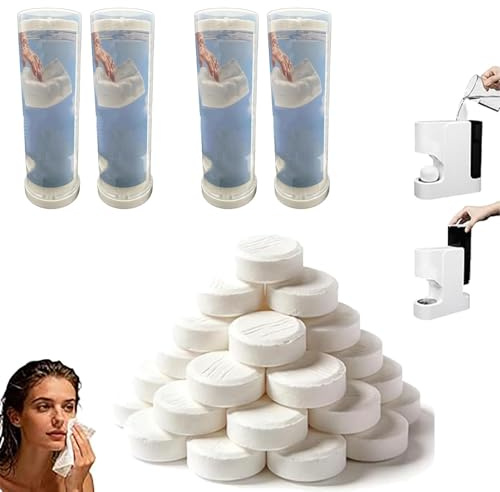 2026 Dispenser Intelligente di Asciugamani Caldi aggiornato con 40 compressi Morbidi USA e Getta, Dispenser Automatico, Avvio Un clic, Riscaldamento in 5 Secondi(80pcs*Disposable Towel)