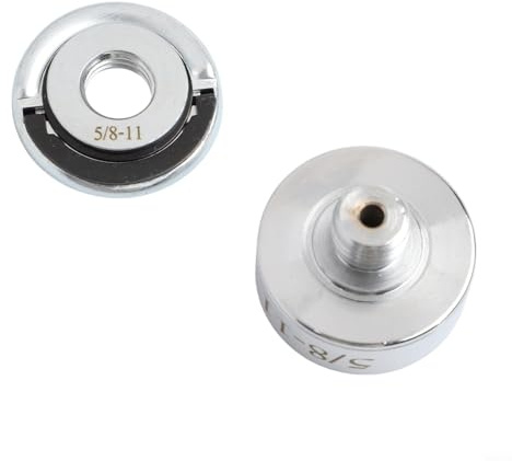 Tidgel XLOCK - Set di adattatori di conversione per smerigliatrice angolare, dado flangia a cambio rapido 5/8-11 e flangia di bloccaggio, in acciaio inossidabile 304, per un'installazione sicura del